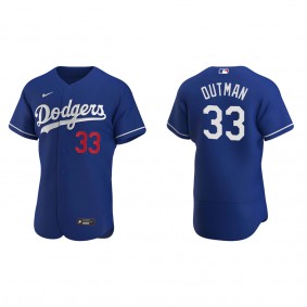 Men's James Outman Los Angeles Dodgers Royal Authentic Alternate Jersey