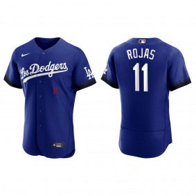 Men's Miguel Rojas Los Angeles Dodgers Royal City Connect Authentic Jersey