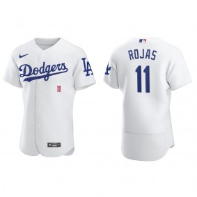 Men's Miguel Rojas Los Angeles Dodgers White Authentic Home Jersey
