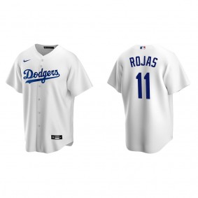 Men's Miguel Rojas Los Angeles Dodgers White Replica Home Jersey