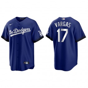 Men's Miguel Vargas Los Angeles Dodgers Royal City Connect Replica Jersey