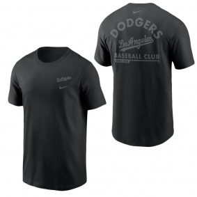 Men's Los Angeles Dodgers Pitch Black Baseball Club T-Shirt