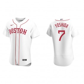Men's Masataka Yoshida Boston Red Sox White Authentic Alternate Jersey
