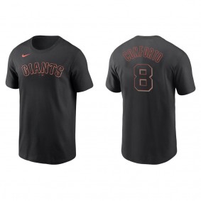 Men's Michael Conforto San Francisco Giants Black Name & Number T-Shirt