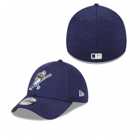 Men's Milwaukee Brewers Navy 2023 Clubhouse 39THIRTY Flex Hat