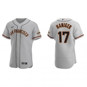 Men's San Francisco Giants Mitch Haniger Gray Authentic Road Jersey
