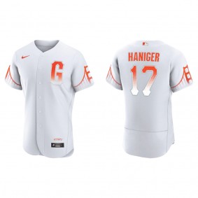 Men's San Francisco Giants Mitch Haniger White City Connect Authentic Jersey