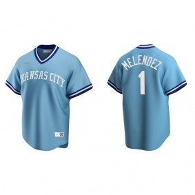 Men's MJ Melendez Kansas City Royals Light Blue Cooperstown Collection Road Jersey