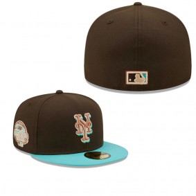 Men's New York Mets Brown Mint Walnut Mint 59FIFTY Fitted Hat