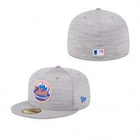 Men's New York Mets Gray 2023 Clubhouse 59FIFTY Fitted Hat