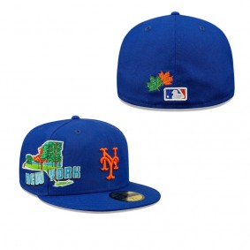 Men's New York Mets Royal Stateview 59FIFTY Fitted Hat