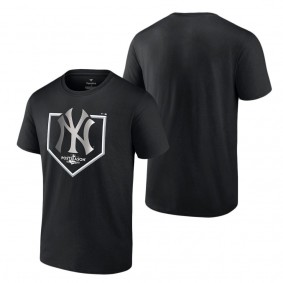 Men's New York Yankees Black 2022 Postseason Around the Horn T-Shirt