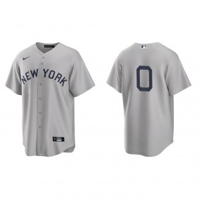 Men's Domingo German New York Yankees Gray Field of Dreams Replica Jersey