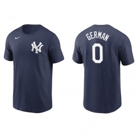 Men's Domingo German New York Yankees Navy Name & Number T-Shirt