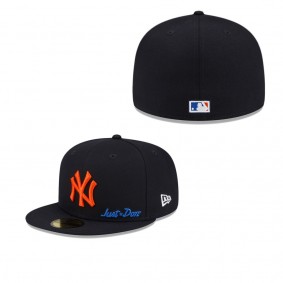 Men's New York Yankees x Just Don Navy 59FIFTY Fitted Hat