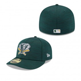 Men's Oakland Athletics Green 2023 Clubhouse Low Profile 59FIFTY Fitted Hat