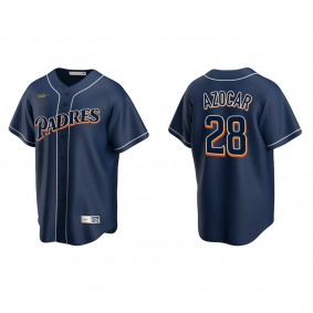 Men's Jose Azocar San Diego Padres Navy Cooperstown Collection Jersey