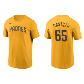 Men's Jose Castillo San Diego Padres Gold Name & Number T-Shirt