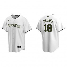 Men's Austin Hedges Pittsburgh Pirates White Replica Alternate Jersey