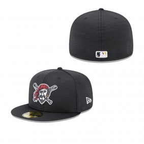 Men's Pittsburgh Pirates Black 2023 Clubhouse 59FIFTY Fitted Hat