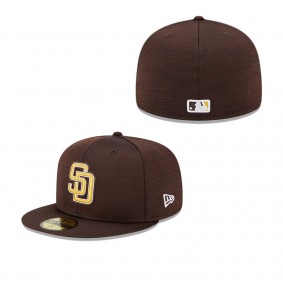 Men's San Diego Padres Brown 2023 Clubhouse 59FIFTY Fitted Hat
