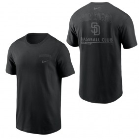 Men's San Diego Padres Pitch Black Baseball Club T-Shirt