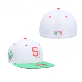 Men's San Diego Padres White Green Watermelon Lolli 59FIFTY Fitted Hat
