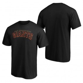 Men's San Francisco Giants Black Giants Alternate Club Lettering T-Shirt