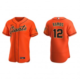 Men's Heliot Ramos San Francisco Giants Orange Authentic Alternate Jersey