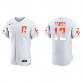 Men's Heliot Ramos San Francisco Giants White City Connect Authentic Jersey