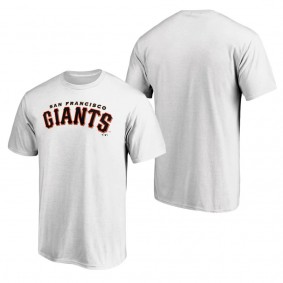 Men's San Francisco Giants White Giants Alternate Club Lettering T-Shirt