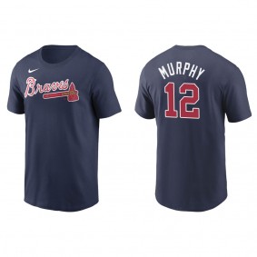 Men's Atlanta Braves Sean Murphy Navy Name & Number T-Shirt