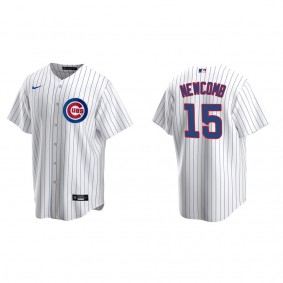 Men's Chicago Cubs Sean Newcomb White Replica Home Jersey