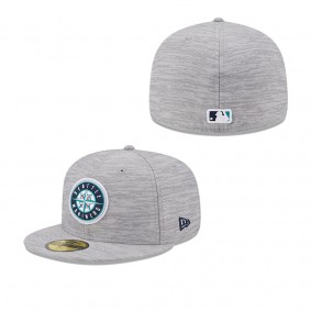 Men's Seattle Mariners Gray 2023 Clubhouse 59FIFTY Fitted Hat