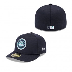 Men's Seattle Mariners Navy 2023 Clubhouse Low Profile 59FIFTY Fitted Hat