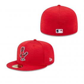 Men's St. Louis Cardinals Red 2023 Clubhouse 59FIFTY Fitted Hat