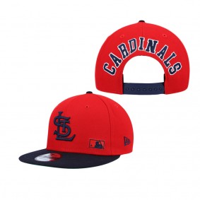 Men's St. Louis Cardinals Red Navy Flawless 9FIFTY Snapback Hat