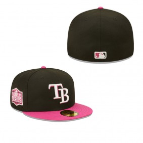 Men's Tampa Bay Rays Black Pink 2020 World Series Passion 59FIFTY Fitted Hat