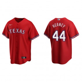 Men's Andrew Heaney Texas Rangers Red Replica Alternate Jersey