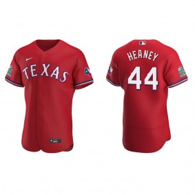 Men's Andrew Heaney Texas Rangers Scarlet Authentic Alternate Jersey