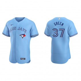 Men's Chad Green Toronto Blue Jays Powder Blue Authentic Home Jersey