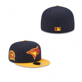 Men's Toronto Blue Jays Navy Gold Primary Logo 59FIFTY Fitted Hat