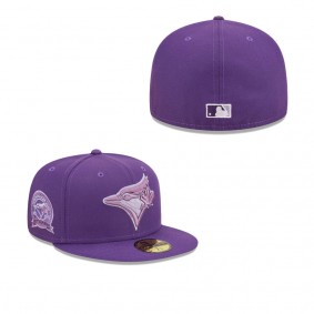 Men's Toronto Blue Jays Purple Lavender Undervisor 59FIFTY Fitted Hat