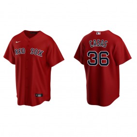 Men's Triston Casas Boston Red Sox Red Replica Alternate Jersey