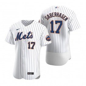 New York Mets Bret Saberhagen Nike White Retired Player Authentic Jersey