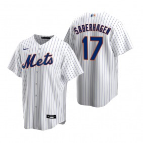 New York Mets Bret Saberhagen Nike White Retired Player Replica Jersey