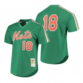 New York Mets Darryl Strawberry Mesh Batting Practice Green Cooperstown Collection Jersey