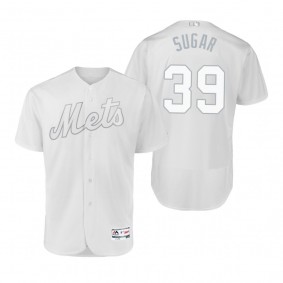 New York Mets Edwin Diaz Sugar White 2019 Players' Weekend Authentic Jersey