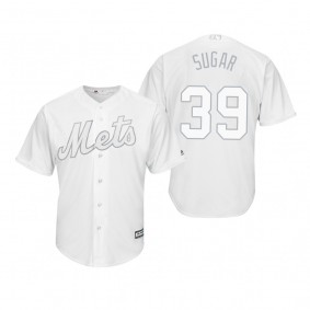 New York Mets Edwin Diaz Sugar White 2019 Players' Weekend Replica Jersey