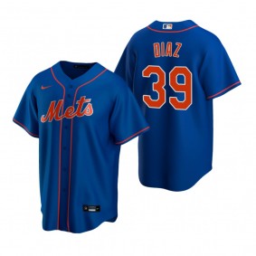 Men's New York Mets Edwin Diaz Nike Royal Replica Alternate Jersey